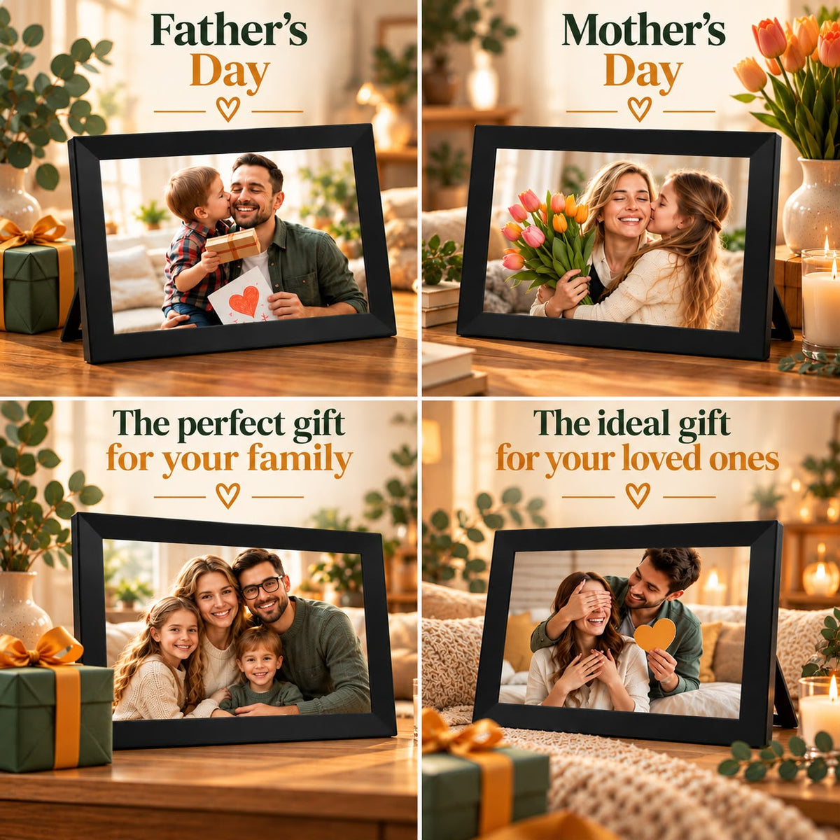 Voltyzen connected photo frame — gift idea for Father's Day, Mother's Day and family [en]
