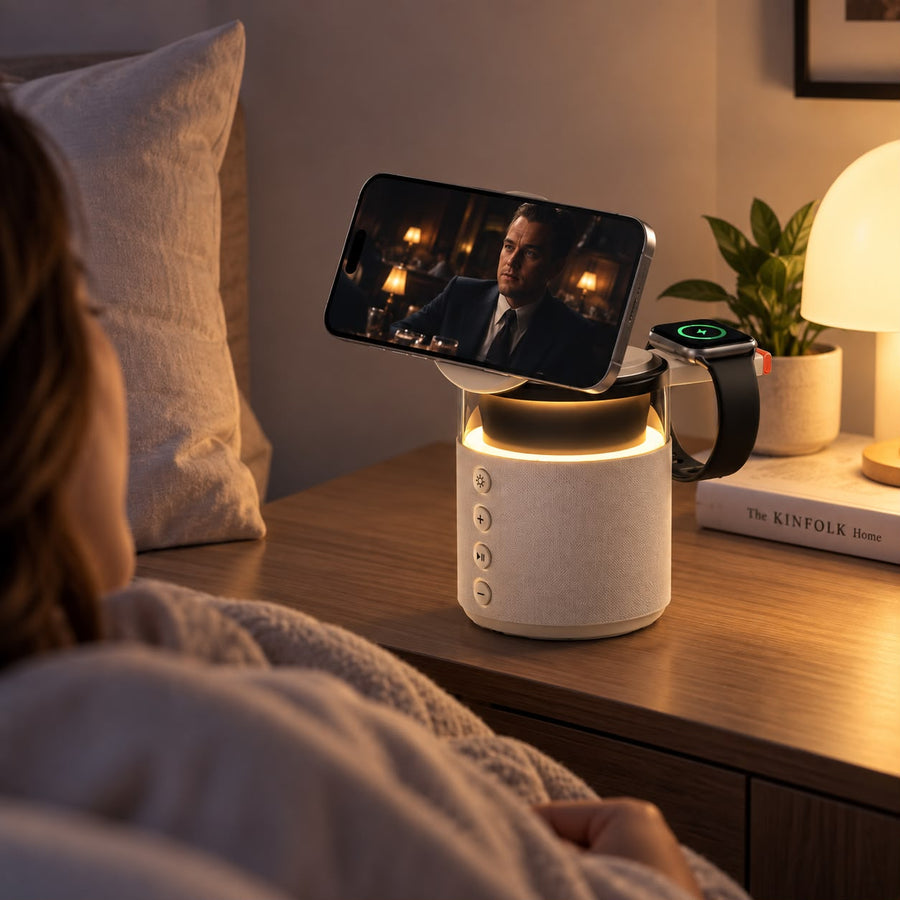 Mode cinéma : téléphone à l’horizontale pendant la charge