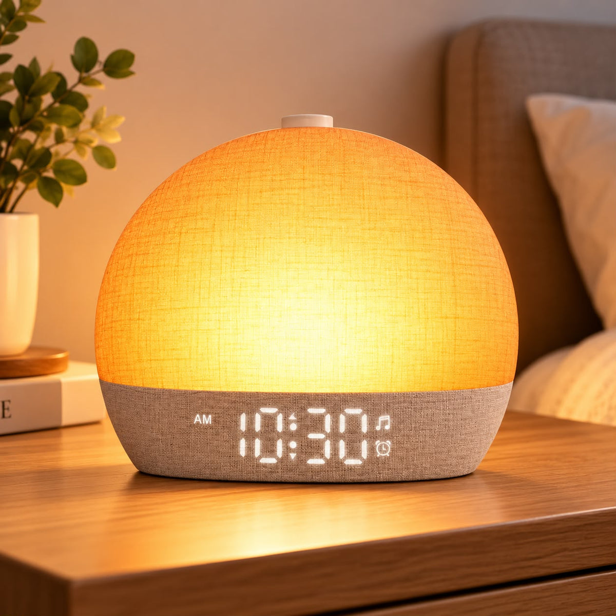 Voltyzen Light Alarm Clock — Sunrise Simulator & White Noise
